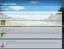 Tablet Screenshot of frugal-freebies.com